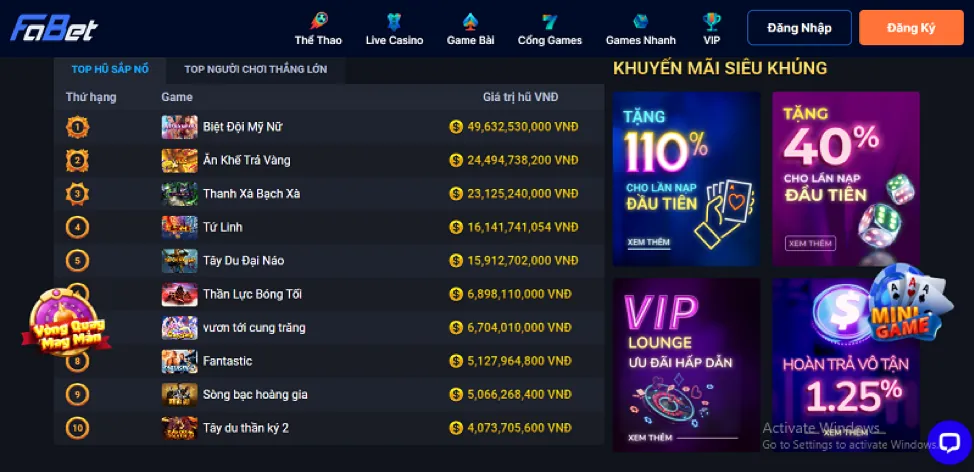 Ưu đãi độc quyền EUBET App